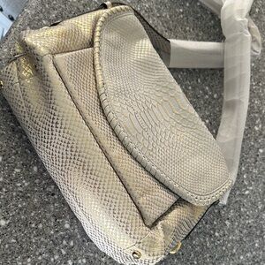 Aimee Kestenberg Gold Crossbody Bag